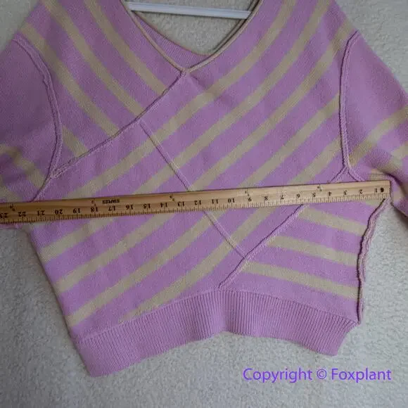 New! Free People‎  We The Free Crossroads Pullover pink sweater, size XS - Picture 7 of 12